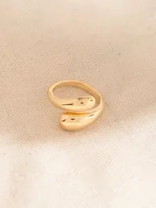 Niska Gold-Plated Adjustable Finger Ring
