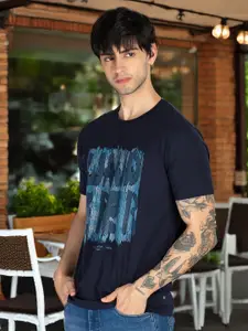 Status Quo Men Graphic Printed Round Neck Cotton T-shirt