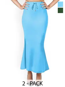 CALBONE Pack Of 2 High Rise Mermaid Fit Saree Shapewear