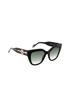 GUESS Women Acetate UV Protected Lens Butterfly Sunglasses GUS002495301PSG-Black