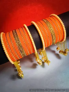 RIJOLI Orange Alloy Bangle