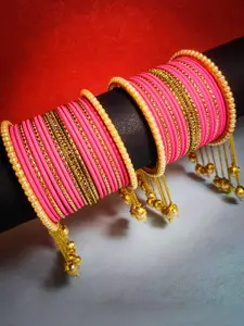 RIJOLI Pink Alloy Bangle