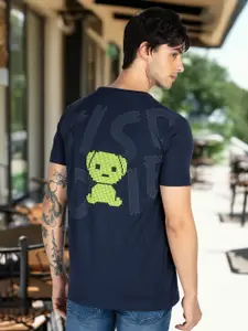 Status Quo Men Graphic Printed Round Neck Cotton T-shirt