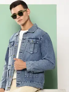 VOXATI Spread Collar Denim Jacket