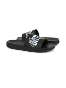 DRACKFOOT Men Printed White EVA Sliders