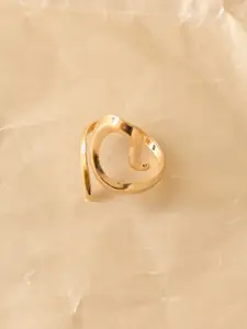 Niska Gold-Plated Adjustable FingerRing