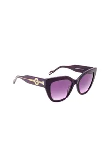 GUESS Women Butterfly Sunglasses with UV Protected Lens