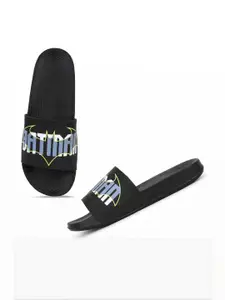 PENNEN Men Batman Printed Sliders Flip-Flops