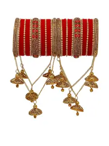 RIJOLI Red Alloy Bangle