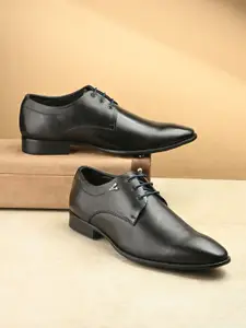Valentino Men Leather Lace-Up Formal Derbys