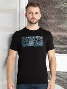 Status Quo Typography Printed Round Neck Cotton T-shirt