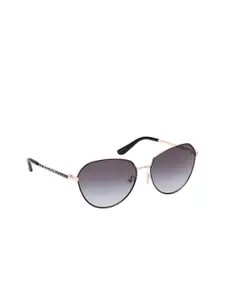 GUESS Women Aviator Sunglasses with UV Protected Lens GUS001486002BSG