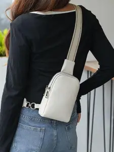 CORSICA Printed PU Oversized Bucket Satchel with Fringed