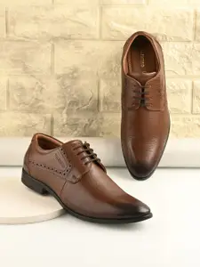 Valentino Men Leather Lace-Up Formal Derbys