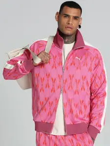 Puma The NeverWorn V T7 Graphic Printed Relaxed Fit Track Jacket