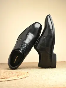 Valentino Men Leather Lace-Up Formal Derbys