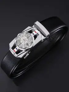 CLASICOX Men Solid PU Belt