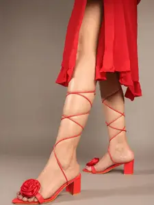 SELFIEE Block Heel Gladiators