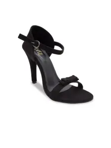 stylzrepublic Mid-Top Slim Sandals with Bows