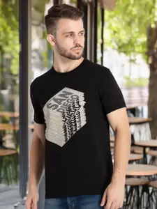 Status Quo Graphic Printed Cotton T-shirt