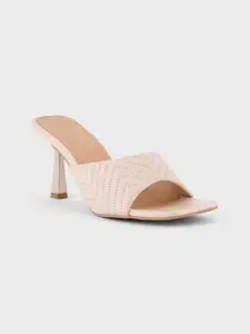 20Dresses Women Textured Slim Heel Sandals