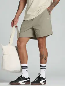 Puma Mmq Men Relaxed Fit Mid Rise Above Knee Shorts