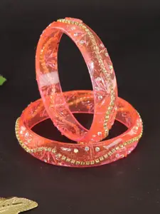 LAVAZZA Set Of 2 Crystal-Studded Bangles