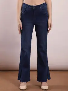 FCK-3 Women Bootcut Mid-Rise Light Fade Stretchable Jeans