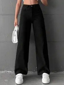 VBEAUTI Women Jean Boyfriend Fit High-Rise Stretchable Jeans