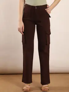 FCK-3 Women Straight Fit High-Rise Stretchable Jeans