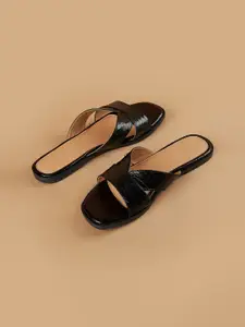 Ginger by Lifestyle Women Slip-On Open Toe Flats