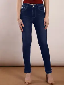 FCK-3 Women Regular Fit High-Rise Light Fade Stretchable Jeans