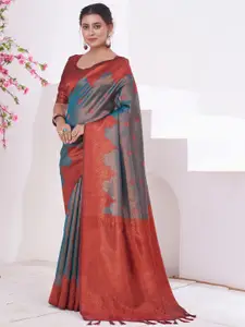 SGF11 Woven Design Pure Silk Kanjeevaram Saree