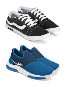 DRACKFOOT Men Running Non-Marking Shoes