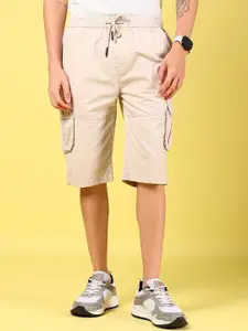 V-Mart Men Regular Fit Mid-Rise Cotton Cargo Shorts