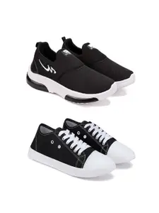 DRACKFOOT Men Running Non-Marking Shoes