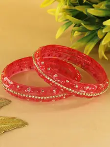 LAVAZZA Set Of 2 Crystal-Studded Bangles