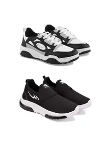 DRACKFOOT Men Running Non-Marking Shoes