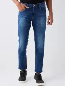 SPYKAR Men Regular Fit Mid-Rise Heavy Fade Jeans
