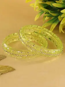 LAVAZZA Set Of 2 Crystal-Studded Bangles