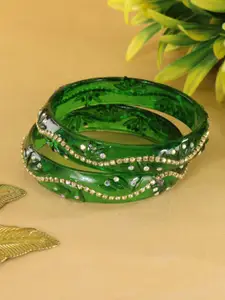 LAVAZZA Set Of 2 Crystal-Studded Bangles