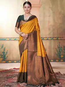 SGF11 Woven Design Zari Pure Silk Kanjeevaram Saree