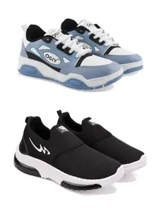 DRACKFOOT Men Running Non-Marking Shoes