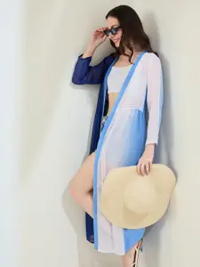 Chemistry Women Longline Tie-Up Shrug