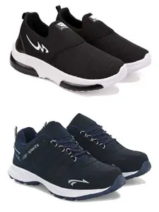 DRACKFOOT Men Running Non-Marking Shoes