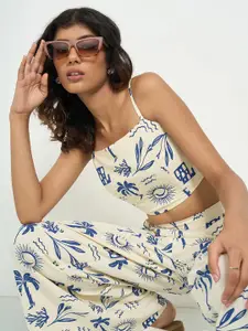 People  Women Printed Sleeveless Top