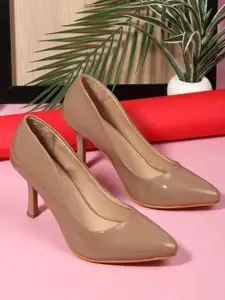 BIG BIRD FOOTWEAR PU Slim Heeled Pumps