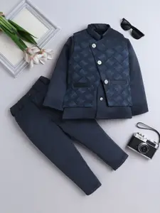 BAESD Boys Blazer, Trousers & Waistcoat 3-Piece Party Suits