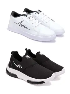 DRACKFOOT Men Running Non-Marking Shoes