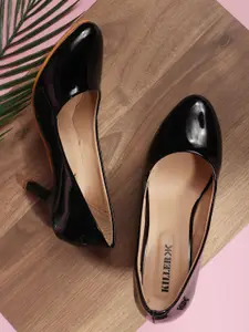 BIG BIRD FOOTWEAR Women Round Toe Slim Heel Pumps